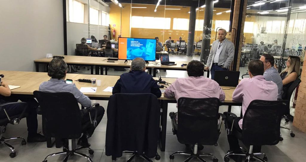 momento de avaliação de startups no Angel Summit